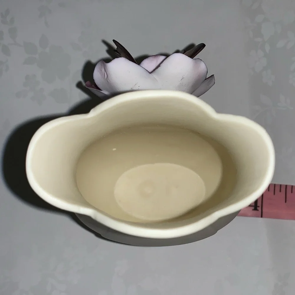 EUC 3-D Butterfly Bud Vase: Enesco Artisan-Crafted Ceramic Mini-Vase, Vintage